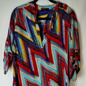 reneeC. Multi color blouse